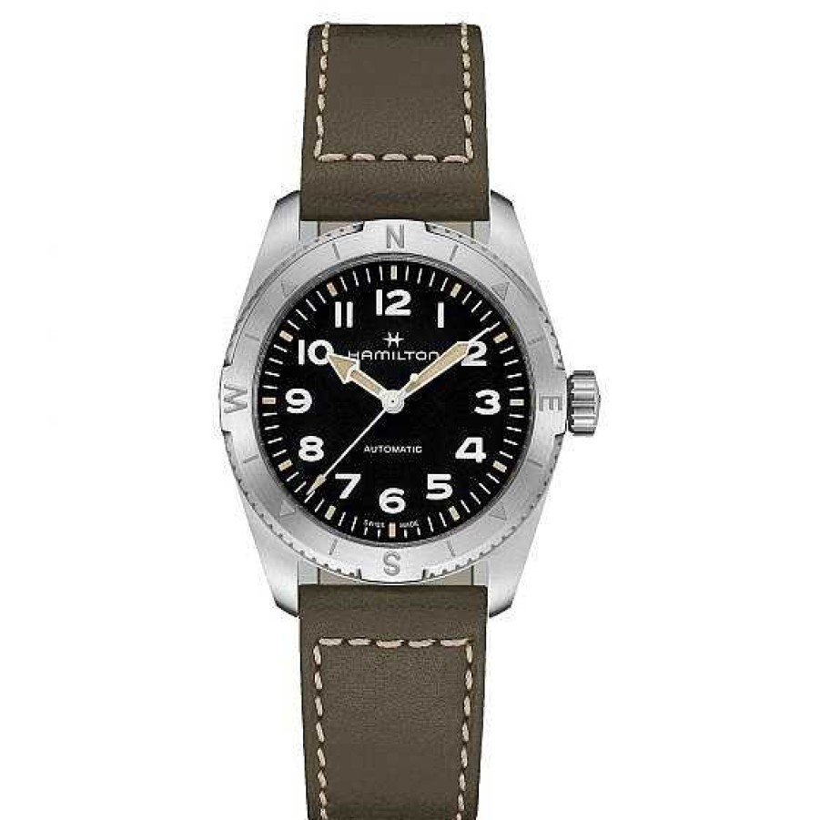 Relojes Hamilton | Hamilton Khaki Field Expedition Auto Negro Correa Marr N 37Mm