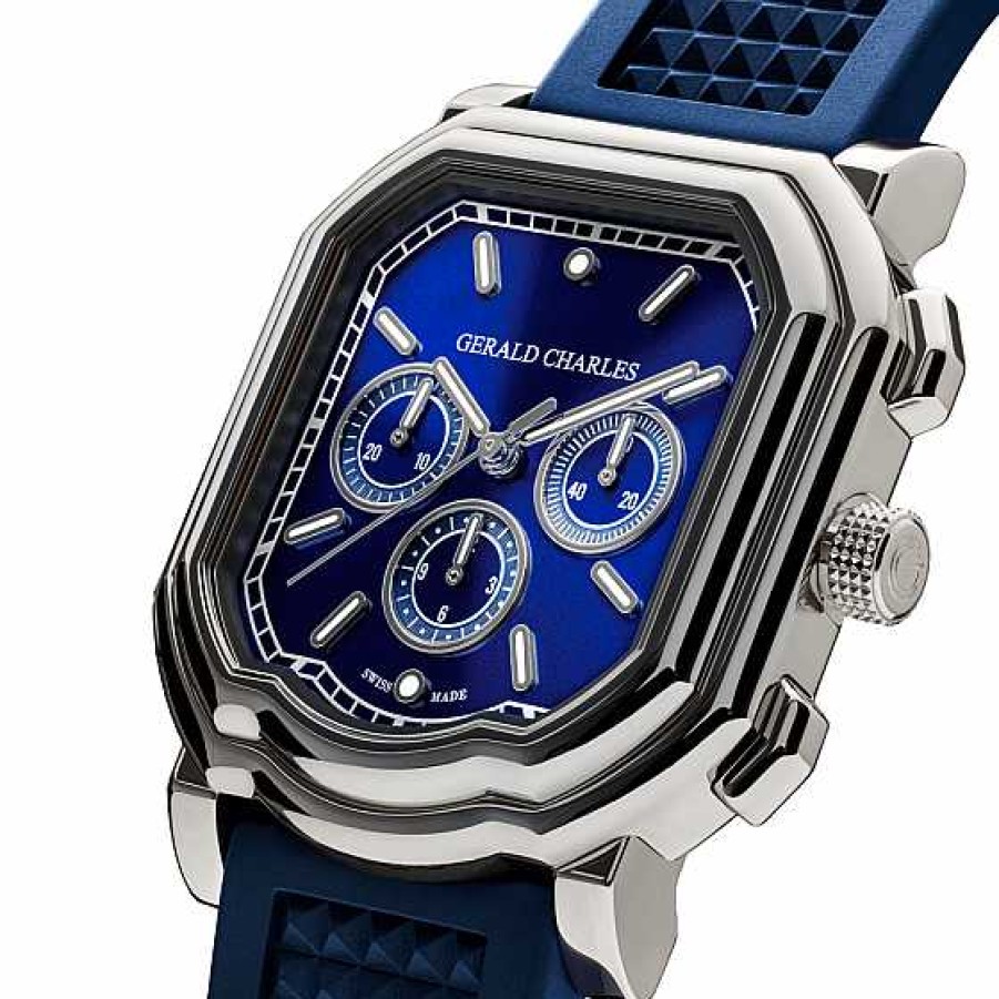 Relojes Gerald Charles | Gerald Charles Maestro 3.0 Titanio Crono Azul. Ed. Limitada