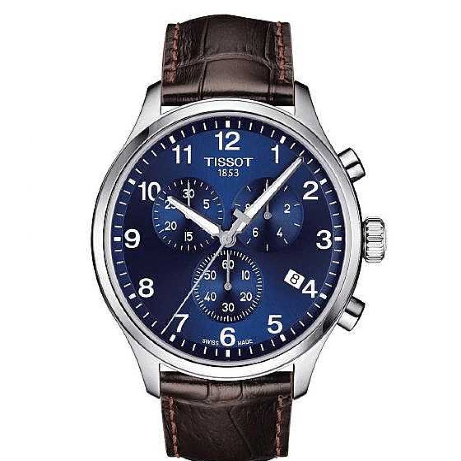 Relojes Tissot | Tissot Chrono Xl Classic Azul Correa Marr N 45Mm