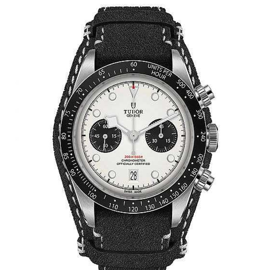 Relojes Tudor | Tudor Black Bay Chrono Acero Esfera Blanca Cuero