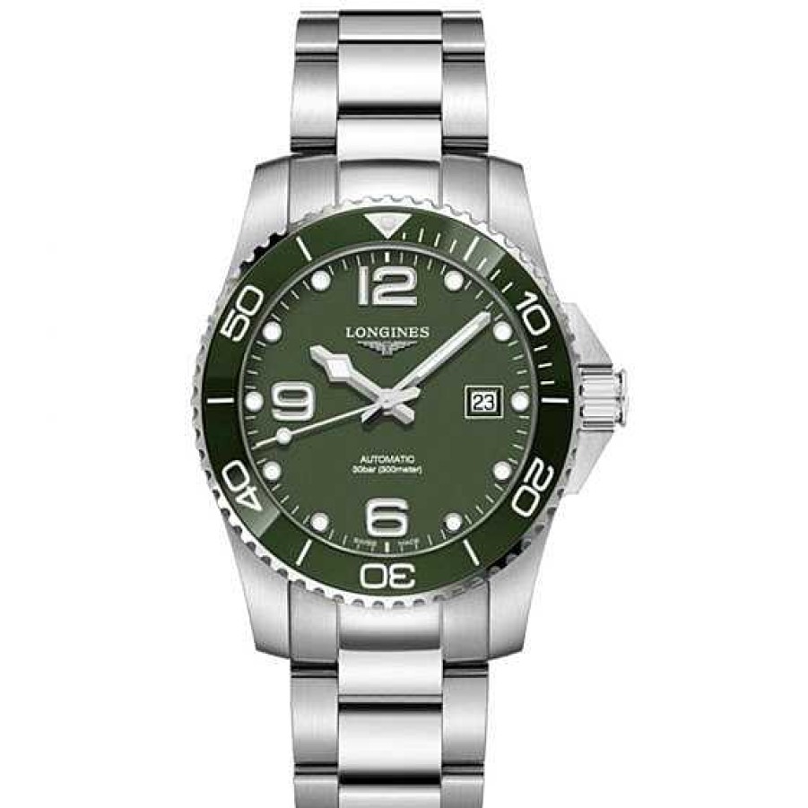 Relojes Longines | Longines Hydroconquest 41Mm Acero Esfera Verde