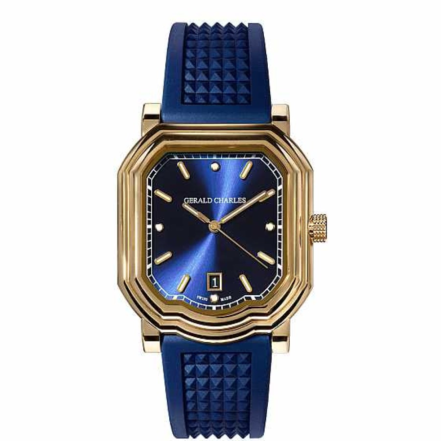 Relojes Gerald Charles | Gerald Charles Maestro Ultra Thin 2.0 Oro Rosa Y Esfera Azul