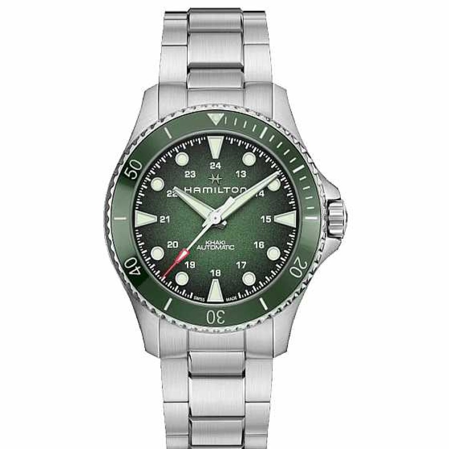 Relojes Hamilton | Hamilton Kahki Navy Scuba 43Mm Esfera Verde