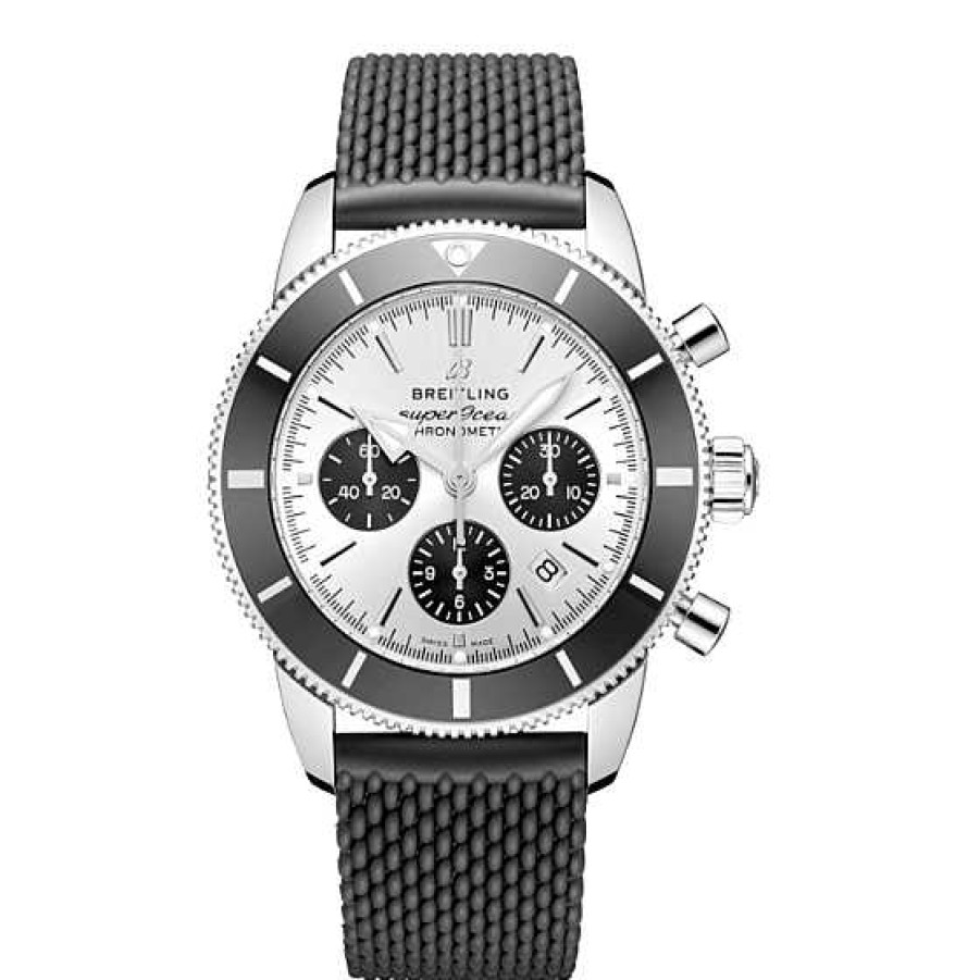 Relojes Breitling | Breitling Superocean Heritage B01 Crono 44 Caucho