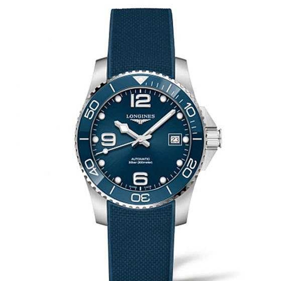 Relojes Longines | Longines Hydroconquest 39Mm Acero Esfera Azul Caucho