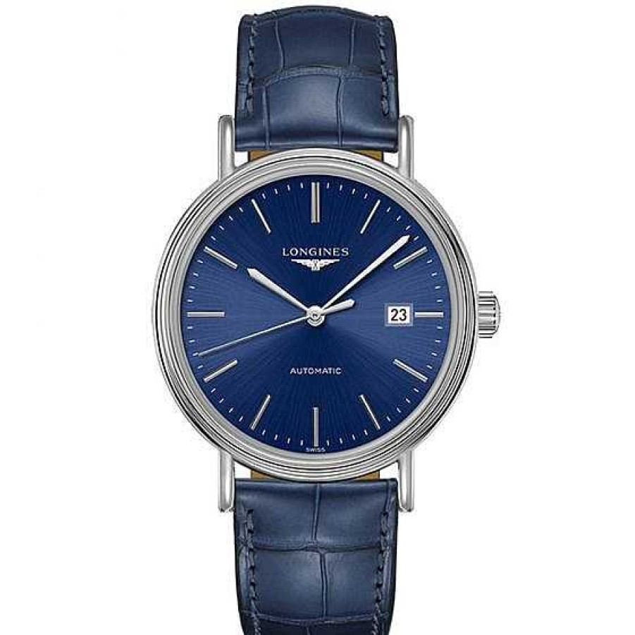 Relojes Longines | Longines Pr Sence Azul Con Correa De Piel Azul